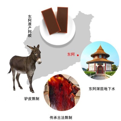 阿胶原粉 山东东阿特产阿胶粉250克直播货源礼盒装会销礼 品阿胶粉1盒图4