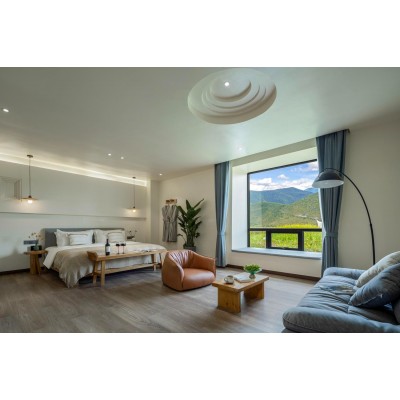 朝暮青峦·观景大床房-全屋地暖+弥散供氧图5