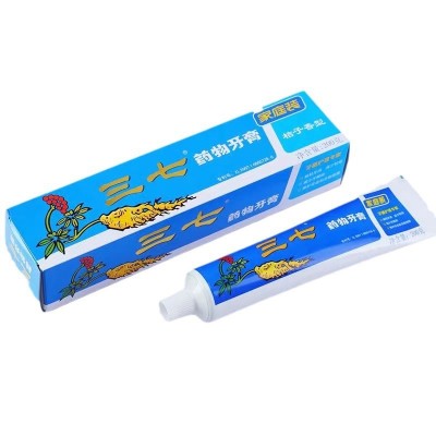 云南三七药物牙膏专利产品预防出血保护牙龈去渍亮白口腔护理10支图5