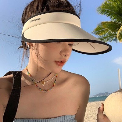 UPF50太阳帽女款防晒大帽檐遮阳帽夏季空顶夏凉帽子防紫外线遮脸1顶图5