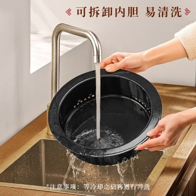 轻巧便携户外明火烧烤盘炉小厨仕可拆洗庭院露营家用多用现货批发 2台图4
