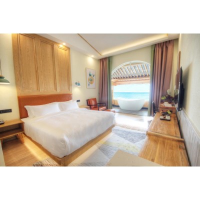 观海屋正面海景阳台大床房图3