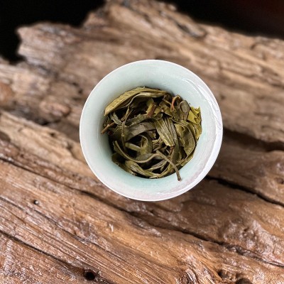 云南茶叶 普洱茶饼 生茶 饼茶 景迈茶 357克七子饼 手工压制 批发1饼图4