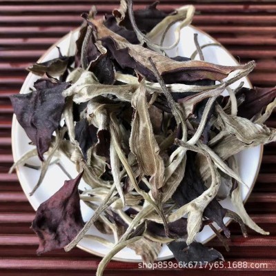 云南茶叶 秧塔古树冰白茶 月光白 单芽白毫银针 白茶七子饼茶散茶1斤