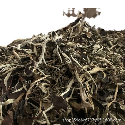 云南茶叶 秧塔古树冰白茶 月光白 单芽白毫银针 白茶七子饼茶散茶1斤图5