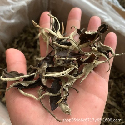 云南茶叶 秧塔古树冰白茶 月光白 单芽白毫银针 白茶七子饼茶散茶1斤图4