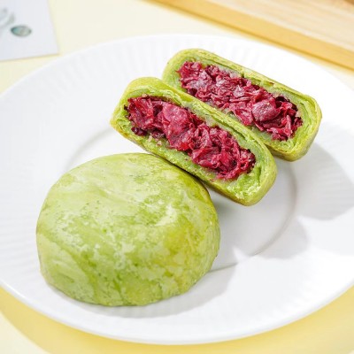 东巴客 鲜花饼 云南特产玫瑰花饼散装多口味糕点小吃休闲零食批发5件图2