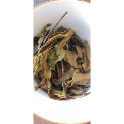 咏普号白茶 凤庆大叶种老白茶 产地古树叶子 不炒不揉不晒月光白2斤图5