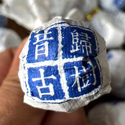 云南普洱茶龙珠茶普洱生茶500g冰岛普洱生普小茶饼散茶茶叶批发2件图3