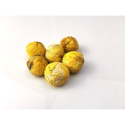 花样里菊花复合花珠2023年新茶云南金丝皇菊花绣球龙珠会开花花茶100个