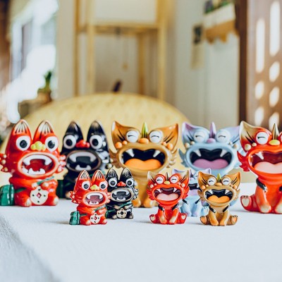 【邮政联名】限量版瓦猫手办 丽江古城热销爆款  1件