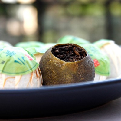 小青柑 陈皮宫廷级云南普洱柑普茶 10年陈500g散装年货  2斤