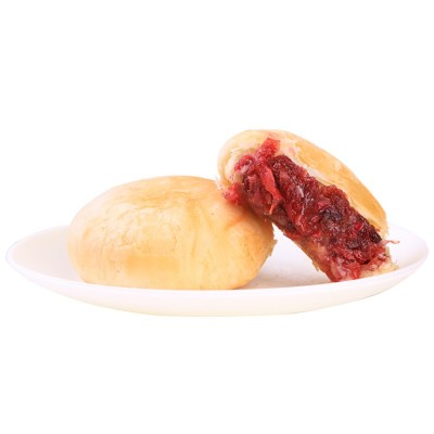 云南特产鲜花饼玫瑰饼10枚300g盒装伴手礼糕点零食厂家直销批发5盒图5