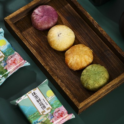 鲜花饼云南大理特产多口味玫瑰酥饼传统糕点零食食品美食礼盒批发1盒图3