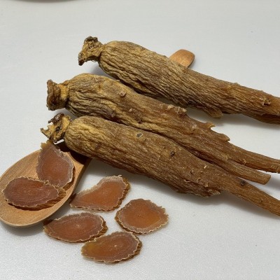 长白山红参整支切片东北红参片无糖红参须捆把泡水炖汤散装批发 1斤