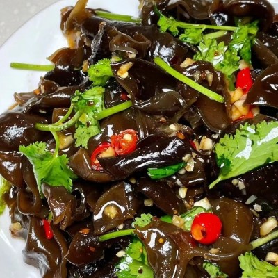 云南特产秋木耳500g袋装黑木耳肉厚无根全干散装椴木小碗木耳批发 4件图5