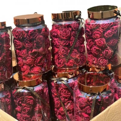 墨红玫瑰食用花茶冻干玫瑰烘干玫瑰养生花果茶云南厂家直发 5罐图5