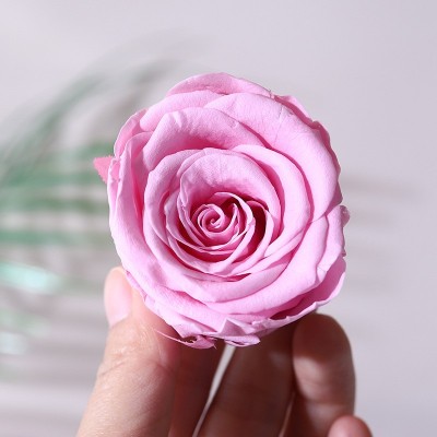 永生玫瑰花头A级8朵4-5厘米真花制作玫瑰花礼品手工礼物现货批发 1盒图4