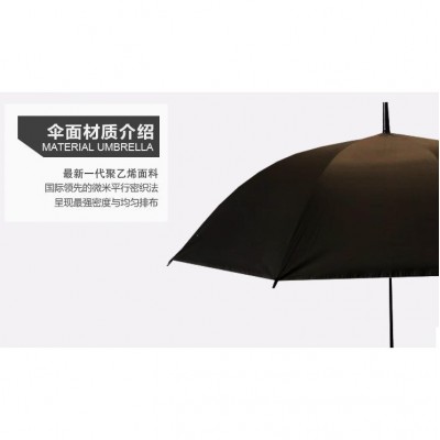 磨砂黑塑料环保晴雨伞半自动超市旅游大量厂家批发10把