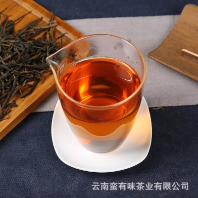 批发凤庆滇红茶 JD58原料2024年春茶 二叶松针 （1号）理条红茶1斤图4