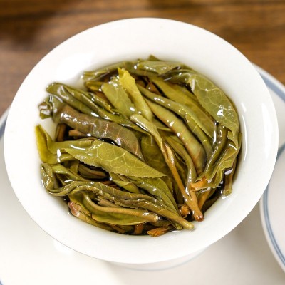 云南普洱生茶头春散茶散料500g普洱茶生茶乔木古树茶叶批发生普1斤图3
