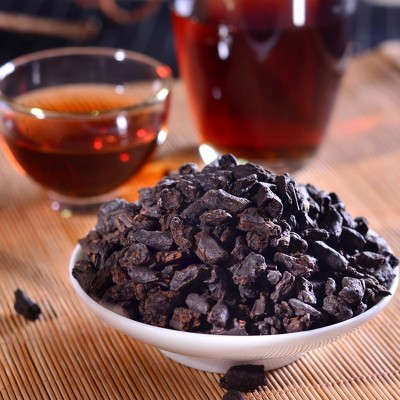 糯米香 茶化石普洱熟茶云南糯香普洱茶熟普老茶头茶叶批发碎银子2斤图4