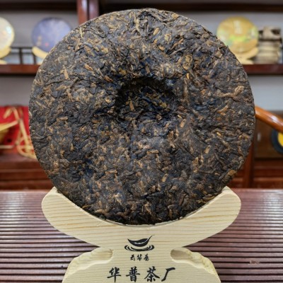 普洱茶工厂直销名山头春古树发酵熟茶宫廷紧压357g普洱熟 茶七子饼2饼图4