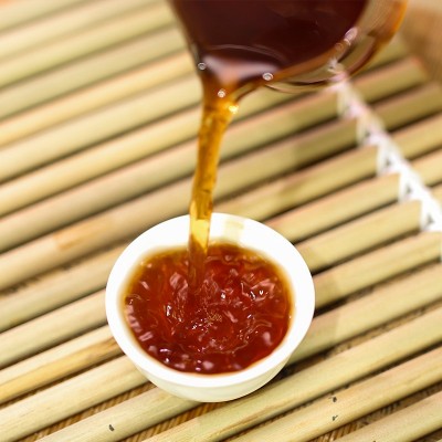 云南普洱茶工厂直销冰岛古树纯料16年离地发酵紧压干仓普 洱熟茶饼2饼图4