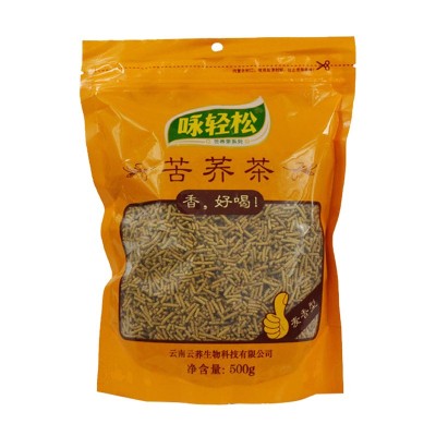 咏轻松苦荞茶500g麦香茶造粒茶家庭用茶餐饮代用荞麦茶2袋