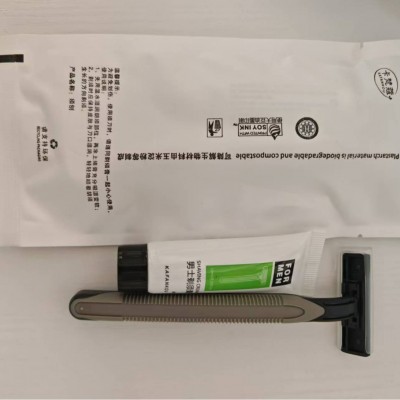 酒店宾馆民宿洗漱用品套装一次性剃须刀厂家现货批发1000套
