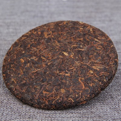 批发云南普洱茶叶 七子饼茶金芽小饼 熟茶 宫廷普洱茶饼2饼图3
