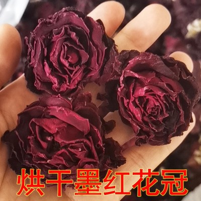 云南墨红玫瑰 干玫瑰花冠 烘干冻干微波干另大量批发花 瓣产地直供2斤图5