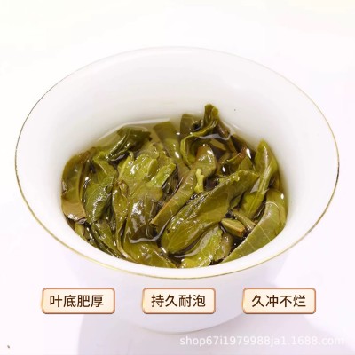 茶云南勐海滑竹梁子普洱古树357g生饼茶叶工厂现货批发普洱茶饼茶1饼图5