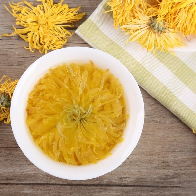 金丝皇菊 菊花茶 产地批发黄菊散装代发大货批发花茶一朵一杯皇菊1件图4