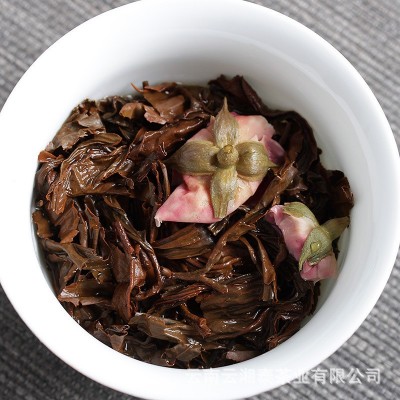 批发云南滇红茶 2022年醉红颜玫瑰花茶 小香甜100克小饼5个图5
