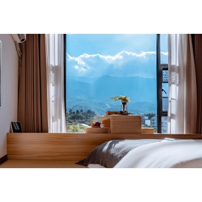 仰苍山·零压榻榻米大床房（智能客控·金可儿床垫·智能马桶·恒温花洒·莱芬吹风机·冰箱）图2