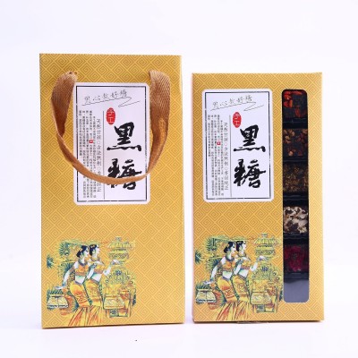 礼盒装黑糖云南手工黑糖批发老红糖姜枣黑糖厂家红糖代发云南黑糖5盒图2