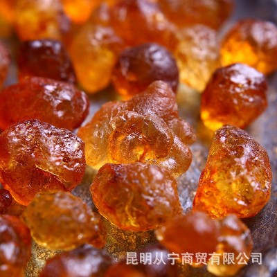 云南产地批发 人工修剪桃胶 挑选桃花泪 机磨珍珠胶琥珀胶2斤