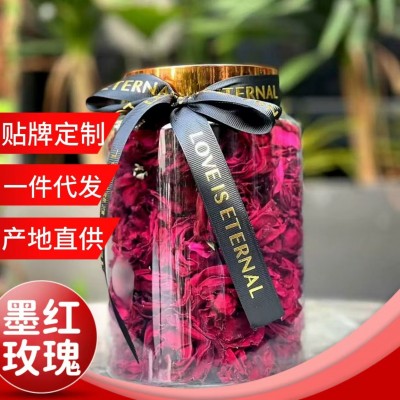 墨红玫瑰花茶干玫瑰花冠冻干墨红玫瑰大朵玫瑰花茶重瓣红玫瑰花茶1罐图2