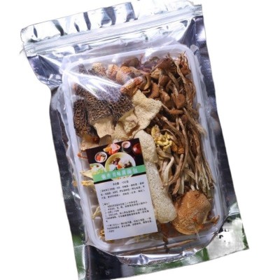 抖音快手同款菌汤包代发菌菇包干羊肚菌竹荪姬松茸食用菌 煲汤材料2袋图5