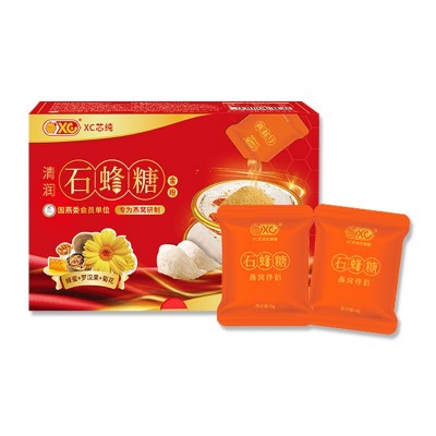 XC芯纯 清润石蜂糖 金粉盒装50g 非色素石蜂糖 燕窝赠品批发1盒图5