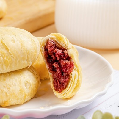 塞上烟雨鲜花饼云南特产玫瑰鲜花饼礼盒装传统小吃 厂家批发 包邮3盒图3
