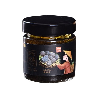 黑松露酱香菇酱工厂辣子菌菇拌饭酱包装下饭菜彤菌堂松露拌面酱2瓶图5