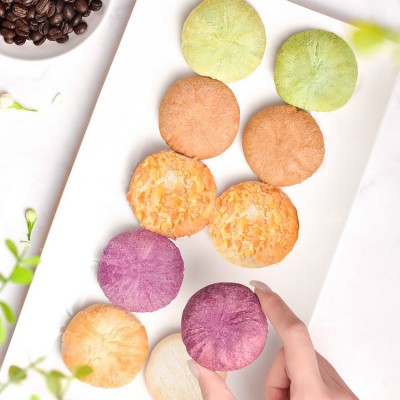 潘祥记鲜花饼云南特产糕点休闲零食绿豆饼玫瑰鲜花饼礼盒整 箱批发2袋图3