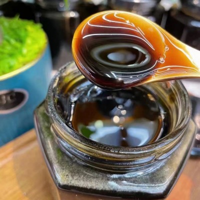 云南黑蜂蜜米团花蜜蜂巢蜜黑蜜原蜜百花蜜厂家批发代发 春城烟雨2瓶图4