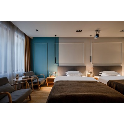 松烟·双床家庭房-医用供氧+地暖+180寸影音图3