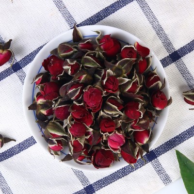 云南花茶金边玫瑰花茶散装批发金边玫瑰批发干玫瑰重瓣玫瑰仟焙佳1罐图4