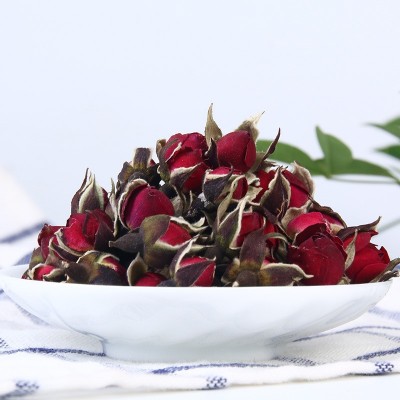云南花茶金边玫瑰花茶散装批发金边玫瑰批发干玫瑰重瓣玫瑰仟焙佳1罐图3