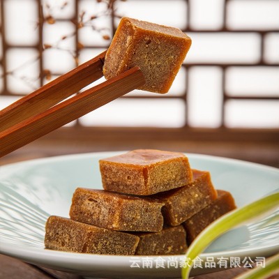 云南红糖块古法老红糖独立小包装月子手工纯甘蔗巧家小碗袋装500g3包图4