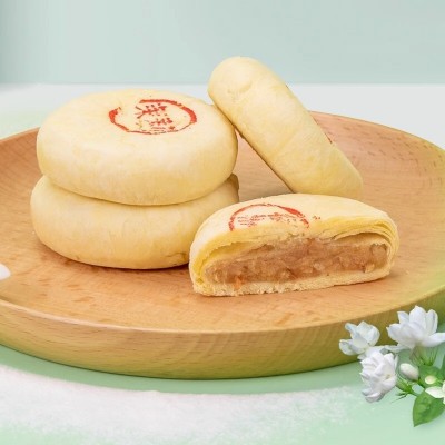 嘉华鲜花饼经典玫瑰饼10枚云南特产正宗昆明玫瑰花饼紫薯茉莉糕点2袋图3